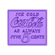 Cola.stl Old Coke Sign
