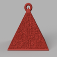 9.png Christmas ball triangle X75