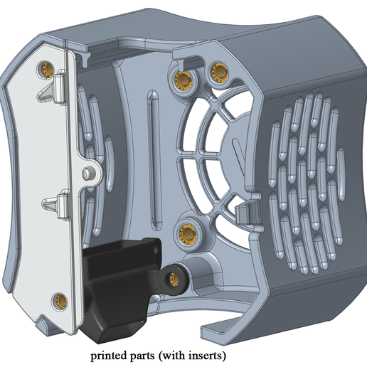 STLDatei Creality Ender 3 V2 Fan Cover / Duct・3Ddruckbare Vorlage