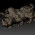 rhinoceros5.jpg Fichier STL gratuit sculpture de rhinocéros・Modèle pour imprimante 3D à télécharger, stlfilesfree