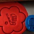 55.jpg Cookie stamp + cutter -  Hockey equipment