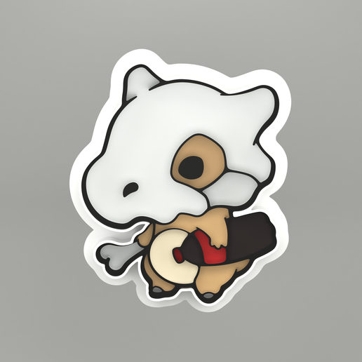 Cubone Pokemon Cookie cutter