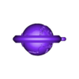 Privesek sestava.STL Keychain planet Earth