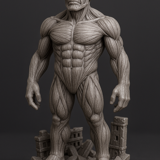 🦸 Colossal Titan 3D Figure・Free STL File for 3D printing・Cults