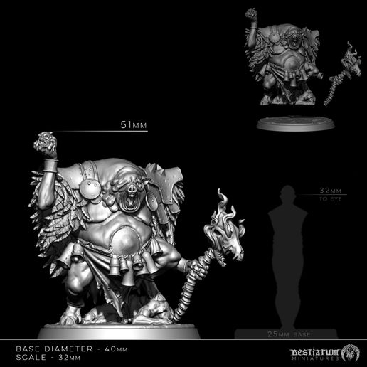 23_Swine-Shaman_Figure-Size-32mm-Product-Parts.jpg Swine Raid: Collection