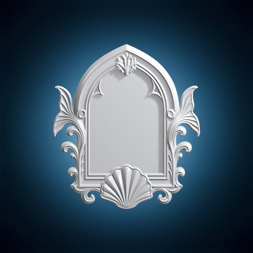 Tidecrypt Gothic Frame 3D Print Model