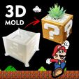 Super-Mario-Bros-Question-Mark-Pot-mold-6.jpg Super Mario Bros - Question Mark Pot Mold - Include Pot file for print
