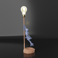3.png DREAMY GIRL WITH LAMP - BANKSY INSPIRED - (EASY TO PRINT)