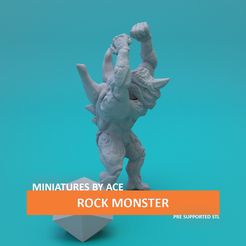 RockMonster.jpg STL file Rock Monster・Model to download and 3D print