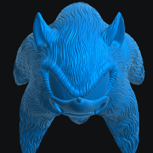 3D file Sonic The Werehog (head swap for Jakks Pacific action figure) 👾 ...