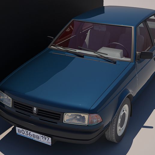 moskvich svyatogor 3D model