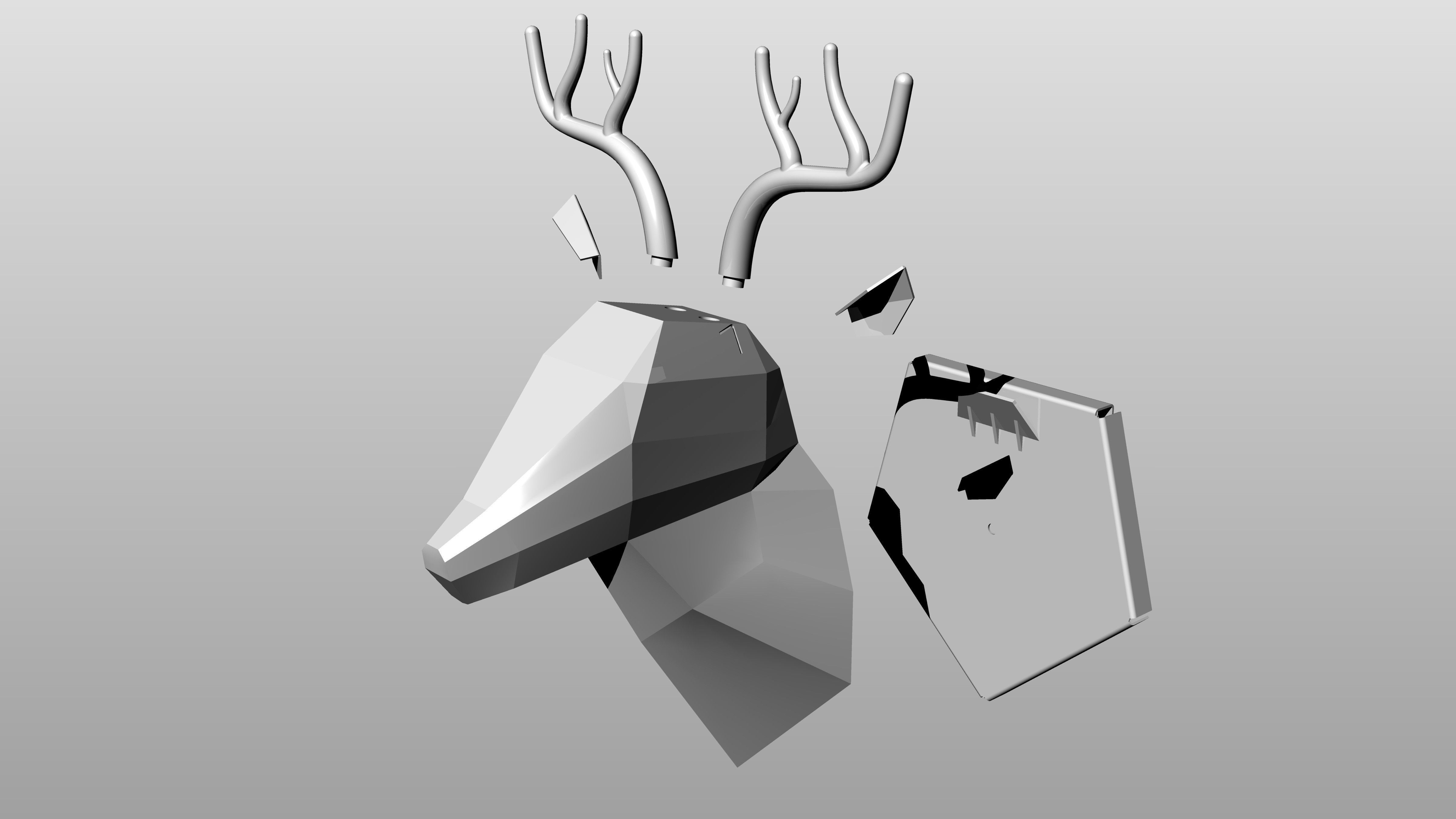 06.jpg STL-Datei Deer Lamp herunterladen • 3D-druckbares Objekt, DI_joseantoniosv