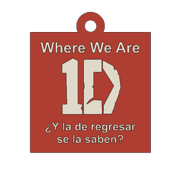 1D-superior.png Fichier STL One Direction / 1D / Porte-clés Where We Are・Modèle à télécharger et à imprimer en 3D