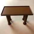 IMG_3033.jpg Rectangle Adjustable Height Mini Table or Tray with screw in legs!
