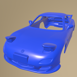 a019.png STL file Mazda RX7 1999 PRINTABLE CAR BODY・3D print object to download