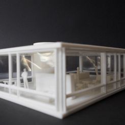 DSCN3169_display_large.jpg Free STL file GLASS HOUSE - PHILLIP JOHNSON・Object to download and to 3D print