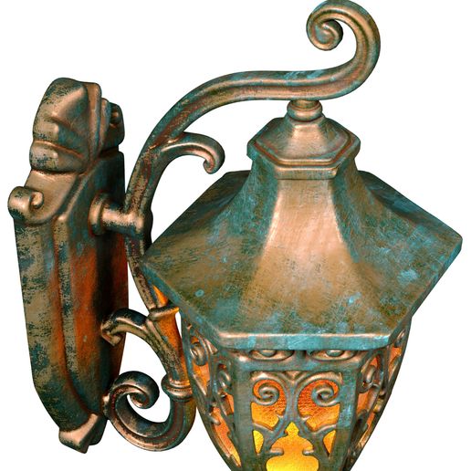 3ddd10.jpg Классический фасад уличный настенный светильник фонарь уличный светильник бра 3D модель