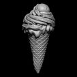 ICE_CREAM_01.jpg 3D PRINTABLE RUSTIC ICE CREAM CONE
