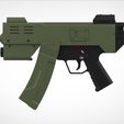 1.217.jpg Modified H&K MP5K from the movie Doom 3d print model