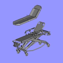 Brancard-Incliné.jpg Stryker Power Pro XT inclined stretcher