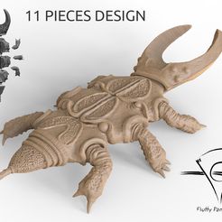 preview.jpg Download STL file Parasitic Being inspired by Star Trek, Sci-fi creepy alien creature [Models for 3D printing + Free Assembly Instructions video] • 3D printer model, FluffyPantsStudio