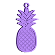 pineapple.stl Pineapple keychain