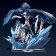 WIP27.jpg One Piece - Aokiji Kuzan Marine Admiral statue - Blue Pheasant 3D print model