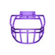 Football Helmet Mask.stl AMERICAN FOOTBALL HELMET - MOHAWK PUNK