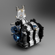13B-complete-9.png Mazda 13b N/A complete engine 1/24 scale