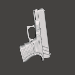 293.png Glock 29 Gen4 Real Size 3D Printable Gun Mold