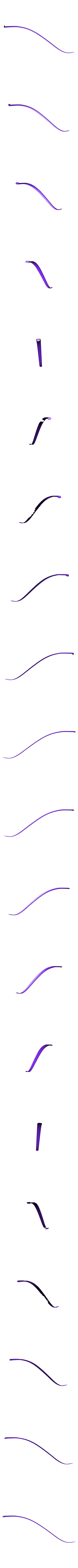 bow leg leg one only.stl Arquero amazónico - BY SPARX