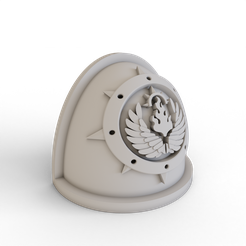 Mk4-Shoulder-Pad-Dark-Angels-Firewing-1.png Fichier STL Epaulière pour armure MKIV (Dark Angels - Firewing)・Design pour imprimante 3D à télécharger