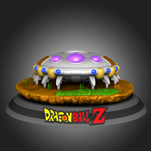 🚀 Freeza spaceship - Dragon Ball Z・ 3D File for 3D printing・Cults