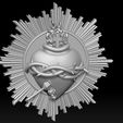 A19.jpg Sacred Heart of Jesus 2 3D Printed Model
