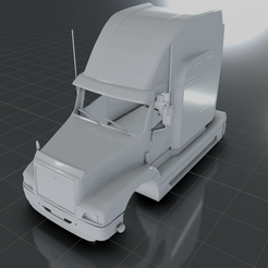 aaa.png STL file INTERNATIONAL EAGLE 9200 TRUCK・Template to download and 3D print