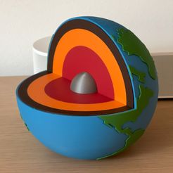 01.jpg 3D file Earth layers・3D printer design to download