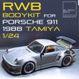 a1.jpg 3D file RWB BODY KIT for Porsche 1988 TAMIYA 1-24th・3D printer model to download