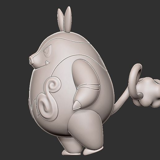 ZBrush-Document9.jpg POKEMON TEPIG EVOLUTION PACK