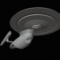 preview-ortho3.png Free STL file Excelsior Class: Star Trek starship parts kit expansion #10・3D print object to download, Captain_Mojo