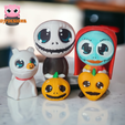 PhotoRoom-20230902_145027.png Halloween x11 Characters Decorative Set Collection