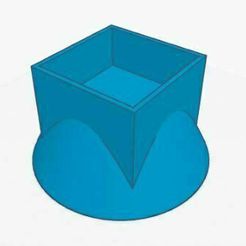 ikea-Lack-Pés-Simples-001.jpg STL file Ikea Lack simple feet・3D printer model to download