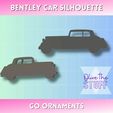bentley-silhouette-1.jpg Bentley Car Silhouette Ornament