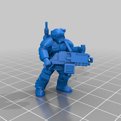 kasakin_bolter_helmeted.png Free STL file Kasa kin Boltgun・Design to download and 3D print