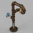 desk lamp v6.png Lampe de bureau Steampunk