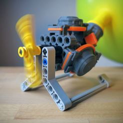 Lego_Photo_1.jpg STL-Datei Air Balloon Motor for LEGO kostenlos・3D-druckbares Modell zum herunterladen