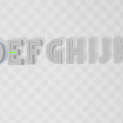 Screenshot_7.png Fichier STL LETRAS JURASSIC PARK LETTERS JURASSIC PARK・Modèle à télécharger et à imprimer en 3D