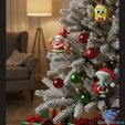 110000011.jpg Christbaumschmuck-Set - Patrick Squiddy und Spongebob