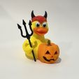 Halloween-Duck-16.jpg Halloween Rubber Duck Devil – Devil Hat, Pitchfork & Jack-o'-Lantern | Build-a-Duck Add-On Bundle | Commercial License Included