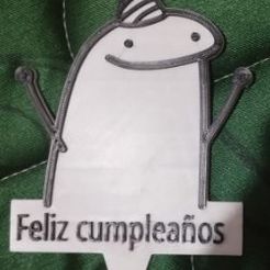 flork-topper.jpg STL file FLORK TOPPER HAPPY BIRTHDAY・3D printer design to download