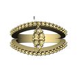 Tri-V-cluster-Double-Diamond-lip-ring-size7-06.jpg Fichier STL Bague de fiançailles à lèvres en forme de grappe de diamants taille US 7 Modèle d'impression 3D・Modèle à télécharger et à imprimer en 3D